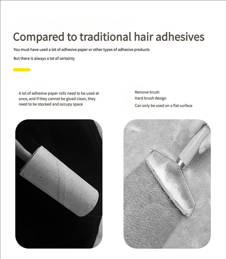 Electrostatic pet hair removal glove
