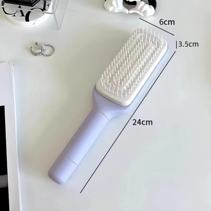 Self cleaning Hair Brush