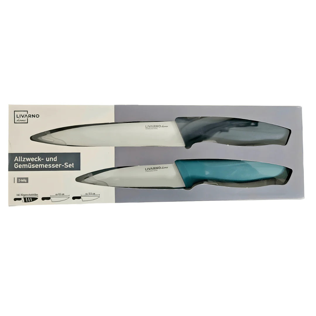Livarno Home 2-piece knife set-Multipurpose & Vegetable Knife