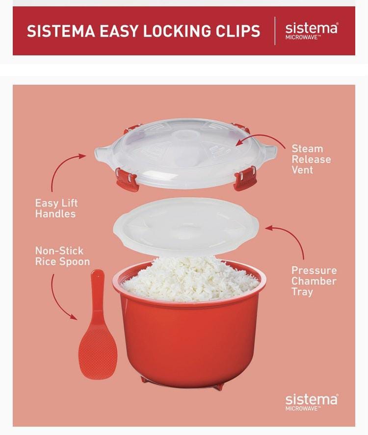 Sistema microwave rice cooker