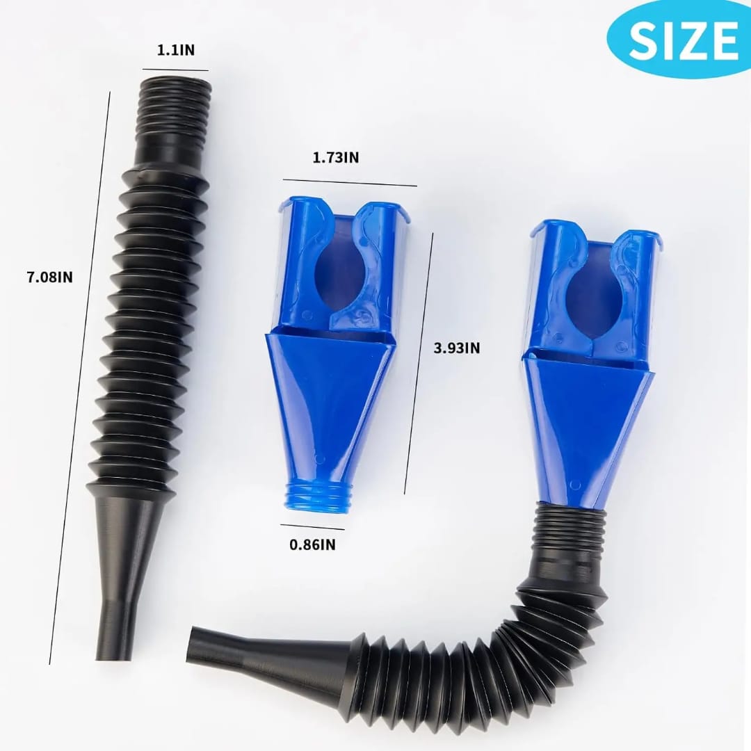 Universal Retractable Plastic Funnel