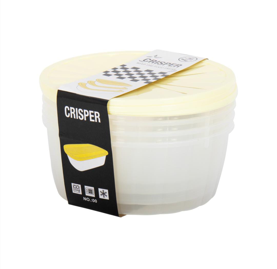CRISPER set of 4 food storage containers