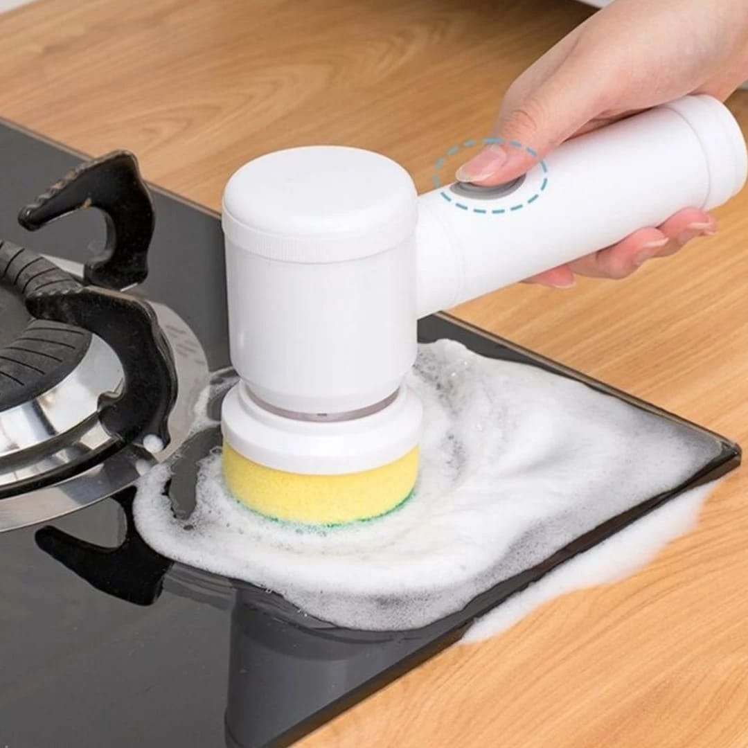 5-in-1 Electric Cleaning Brush – Clean Faster With Zero Effort