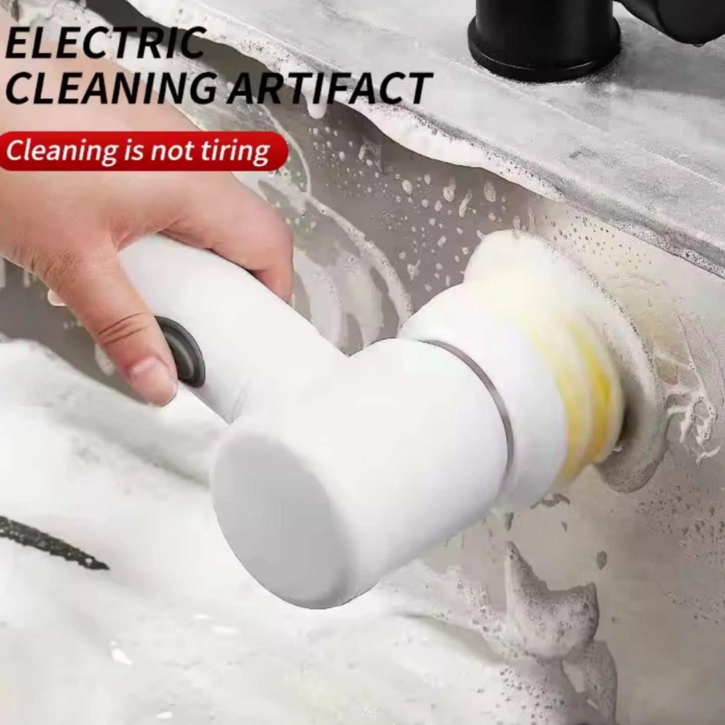 5-in-1 Electric Cleaning Brush – Clean Faster With Zero Effort