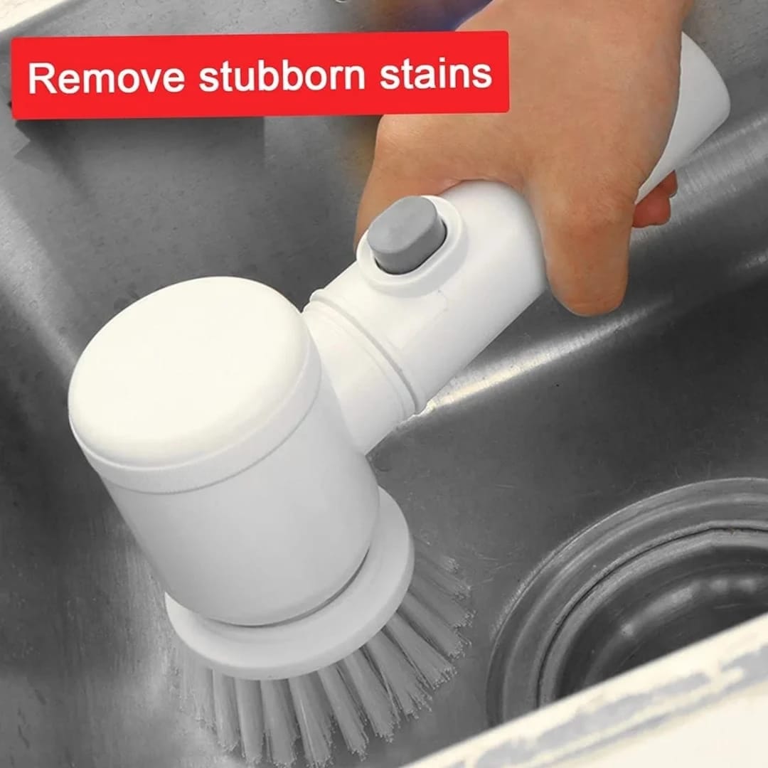 5-in-1 Electric Cleaning Brush – Clean Faster With Zero Effort
