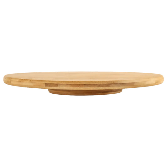 Livarno Home Rotatable Bamboo Serving Board