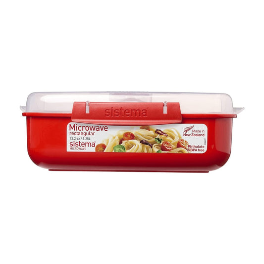 Sistema Microwave Rectangular Bowl 1.25L