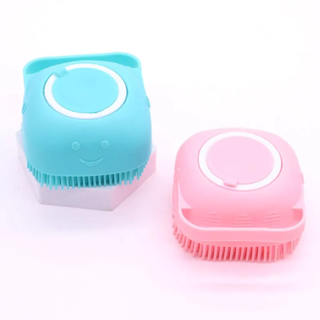 Soft Silicone Pet Cat Dog Grooming Massage Shampoo Bath Brush